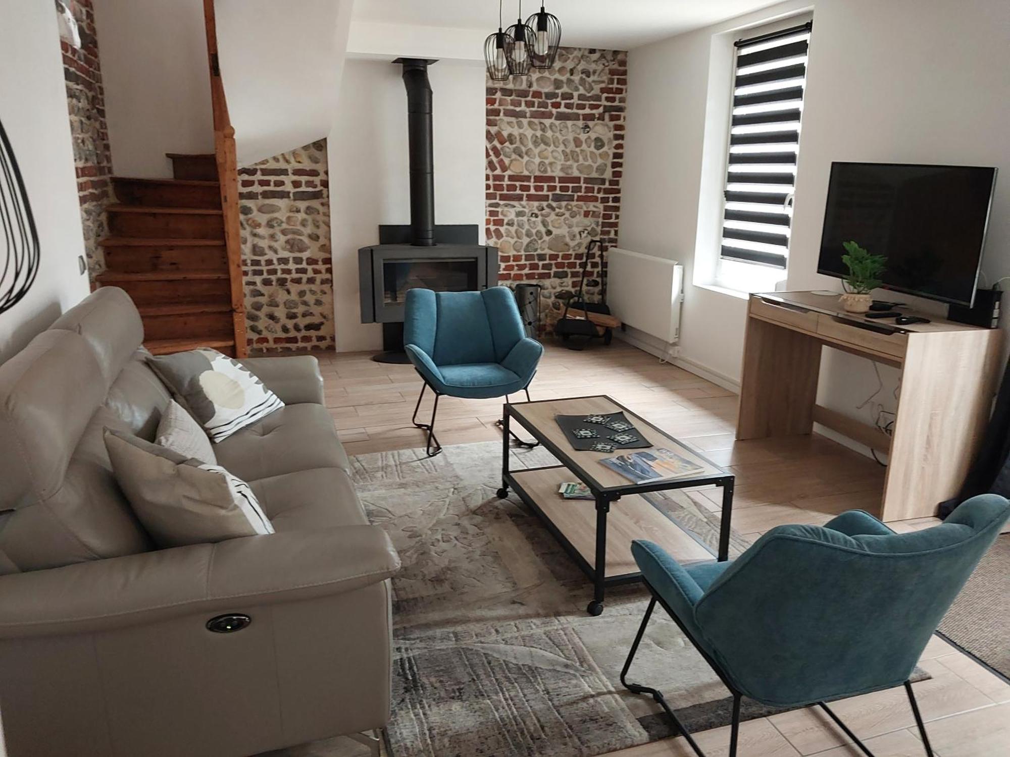 Maison De Charme A Dieppe, Confort Et Loisirs Esterno foto